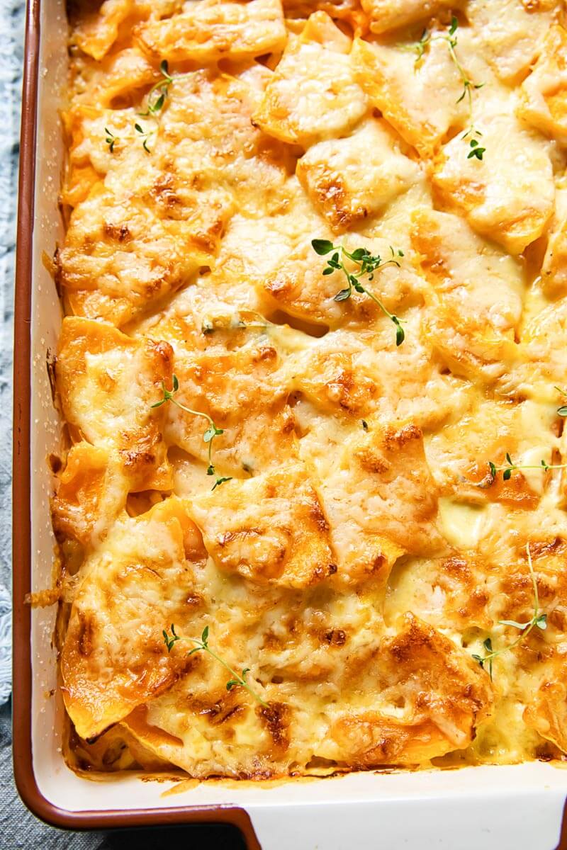 Butternut Squash Casserole (Gratin)