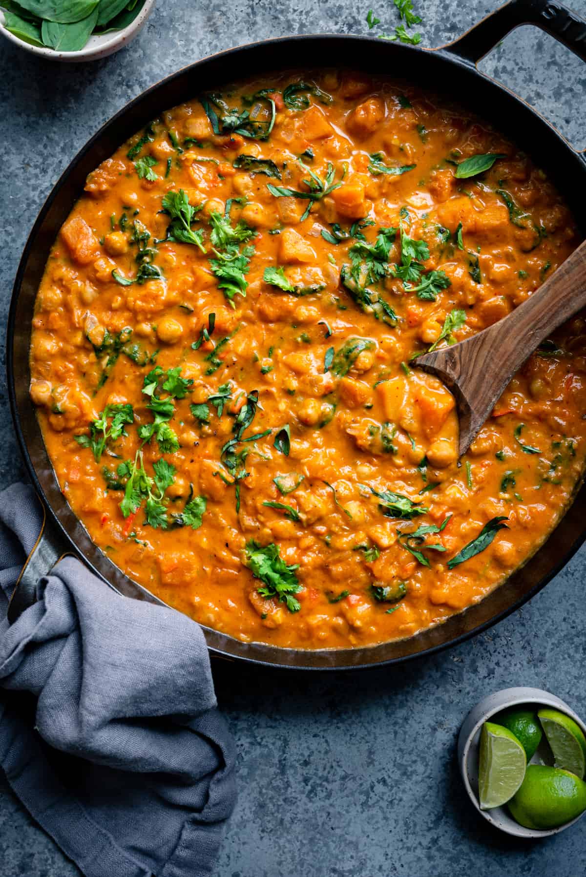 Butternut Squash Curry With Chickpeas
