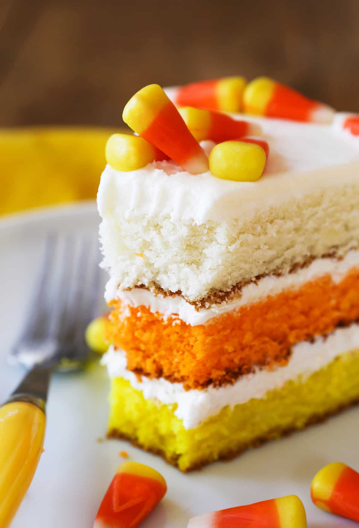 Candy Corn Cake Recipe