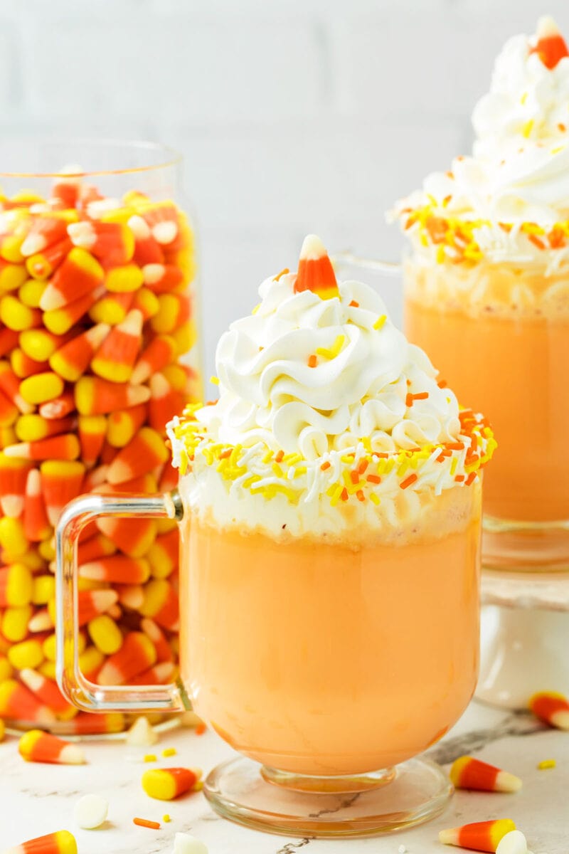 Candy Corn Hot Chocolate