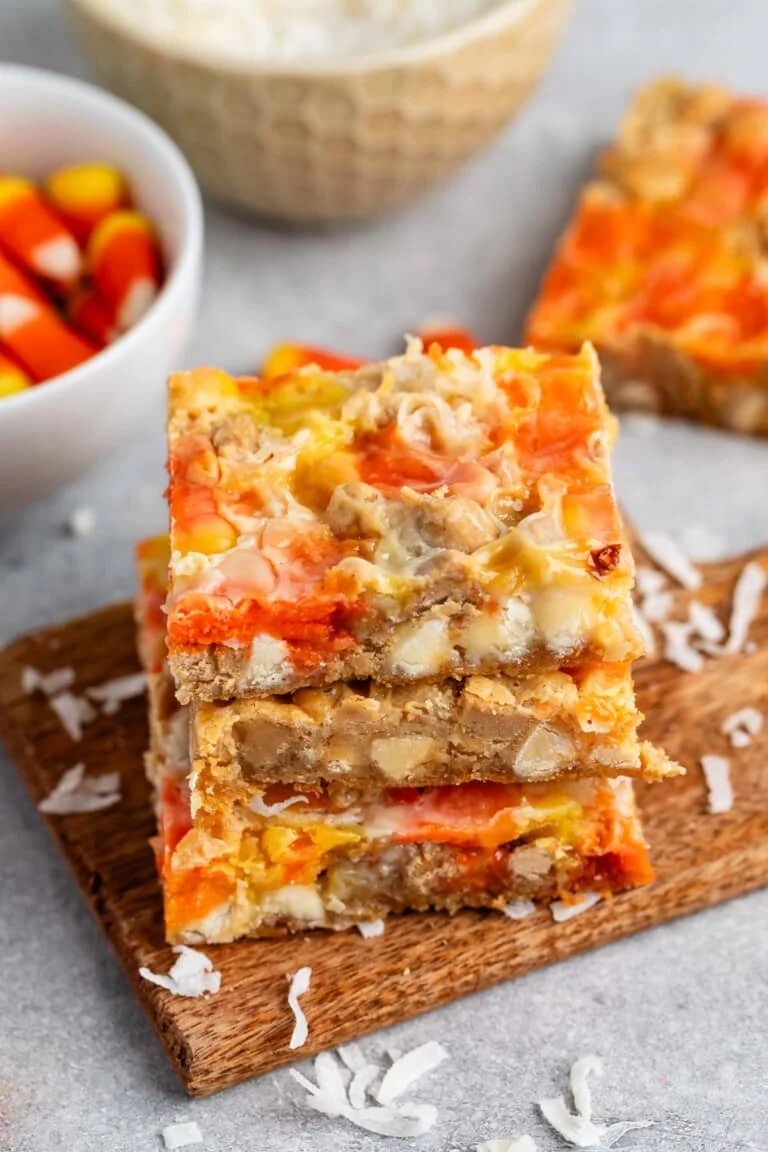 Candy Corn Magic Bars