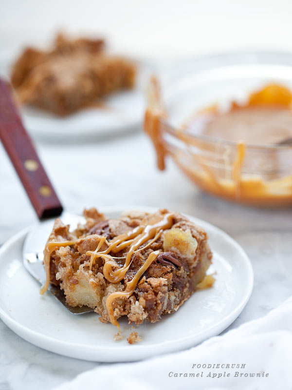 Caramel Apple Brownies