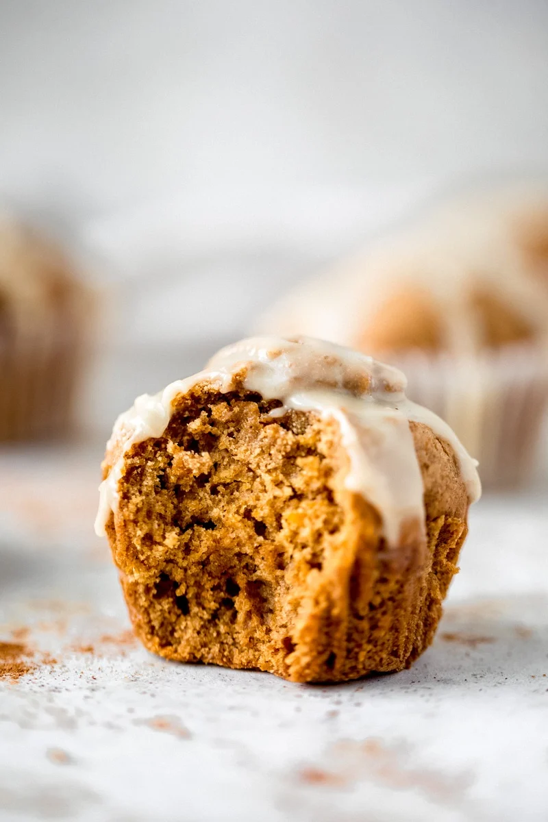 Chai-Spiced Butternut Squash Muffins With Salted Honey Glaze