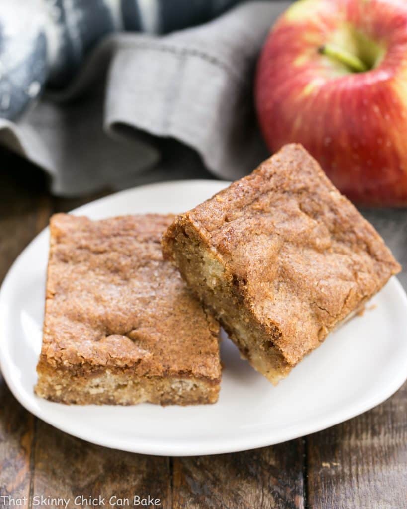 Cinnamon Apple Brownies AKA Apple Blondies