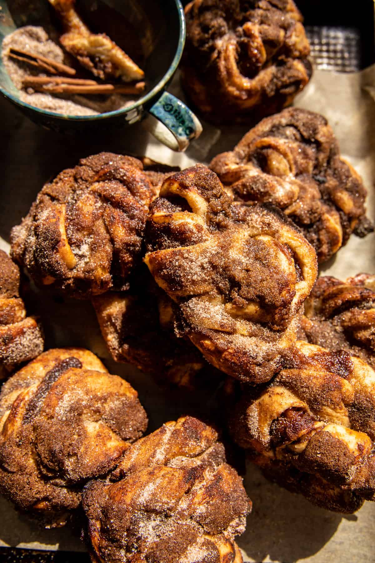 Cinnamon Crunch Apple Butter Soft Pretzel Knots