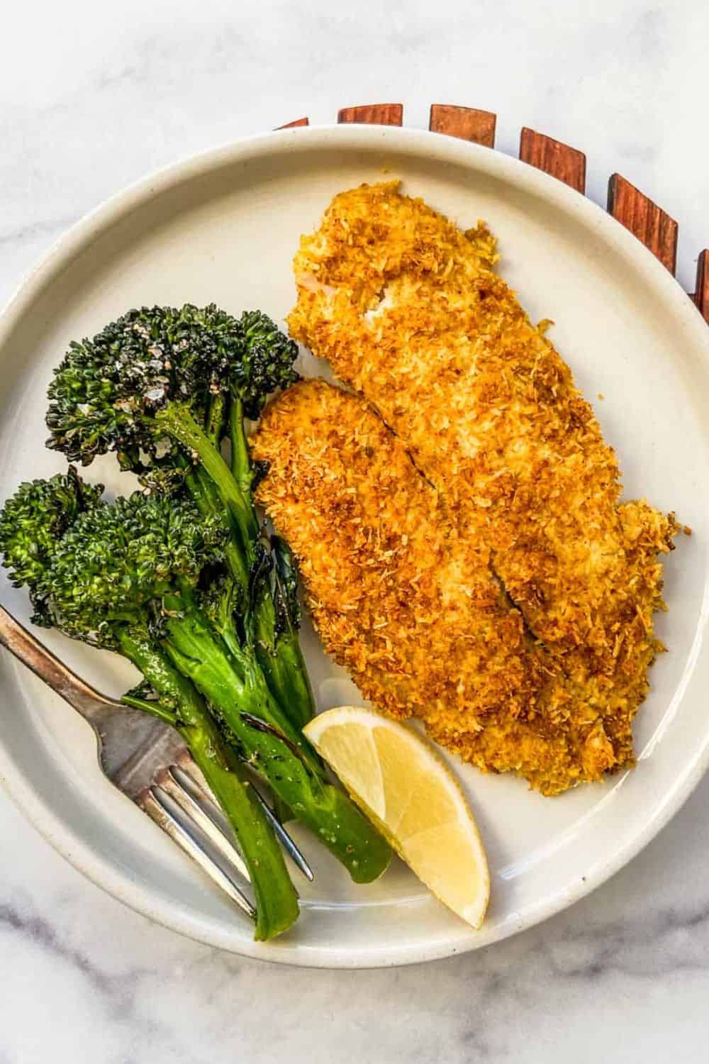 Coconut Crusted Tilapia