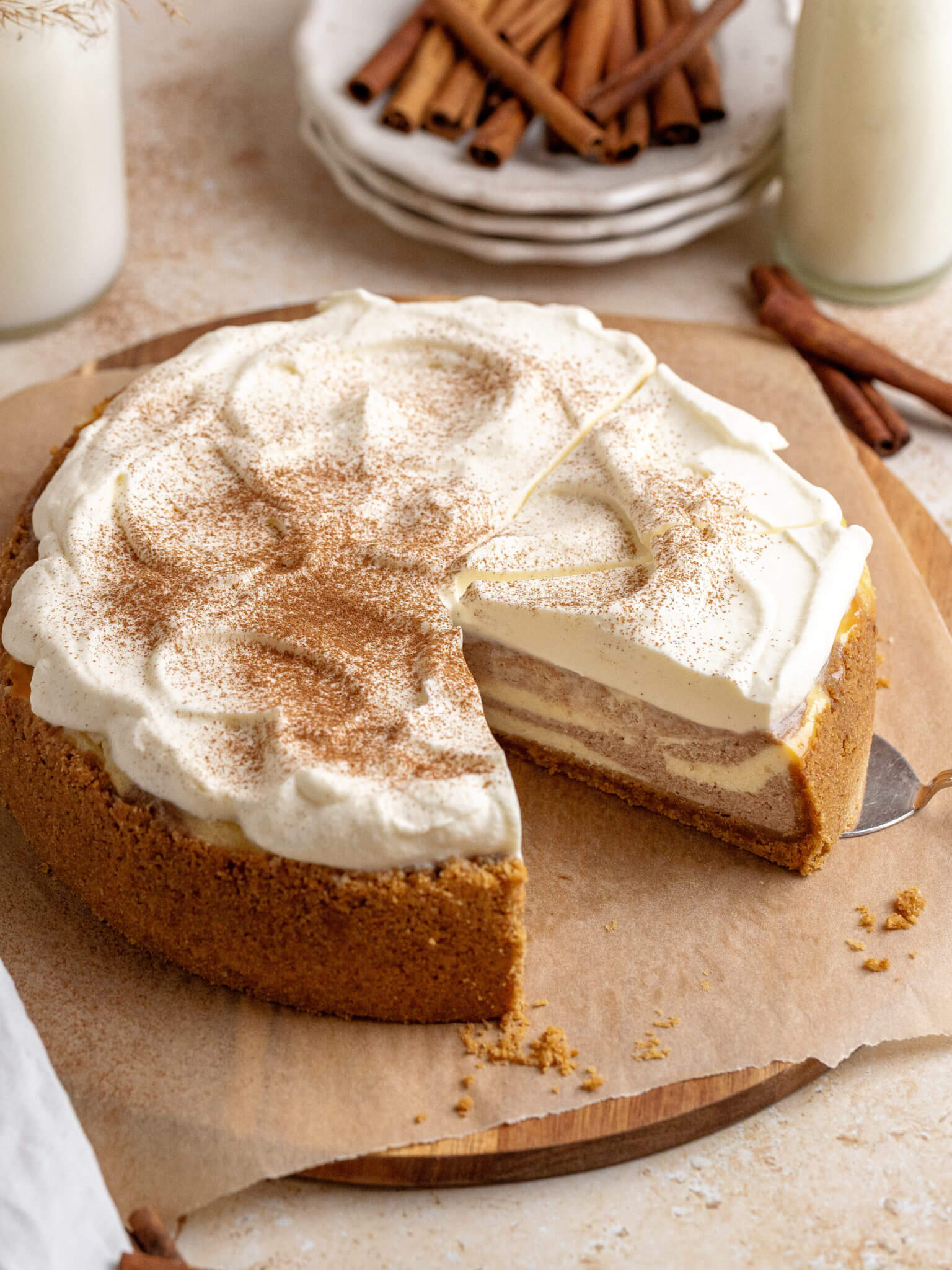 Creamy Cinnamon Cheesecake