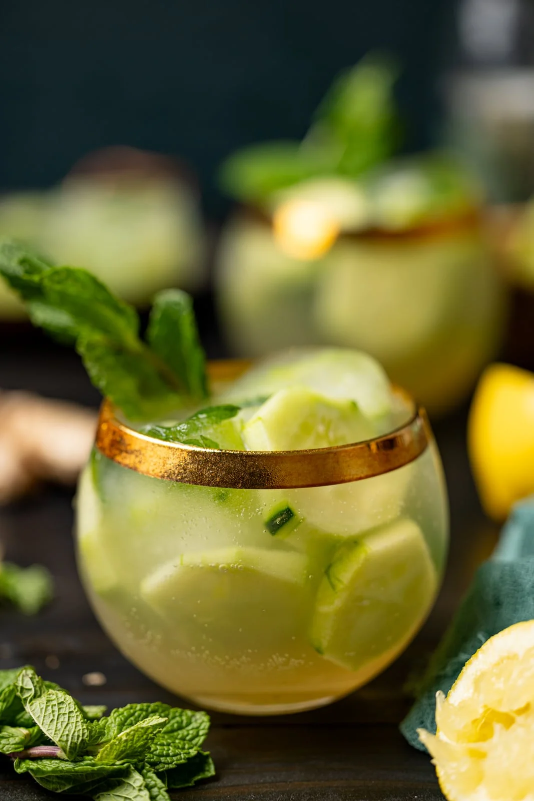 Cucumber Ginger Mint Mocktail