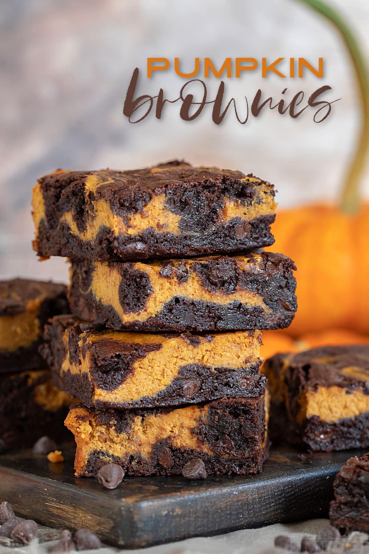 Easy Pumpkin Brownies - The Perfect Fall Dessert Recipe!