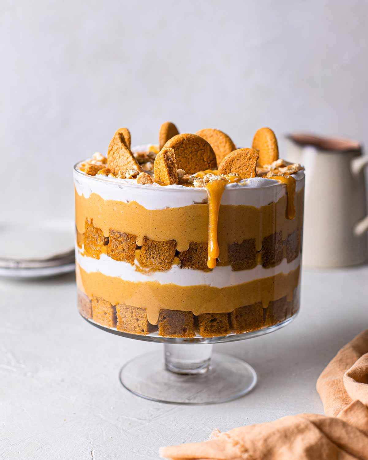 Easy Vegan Pumpkin Trifle