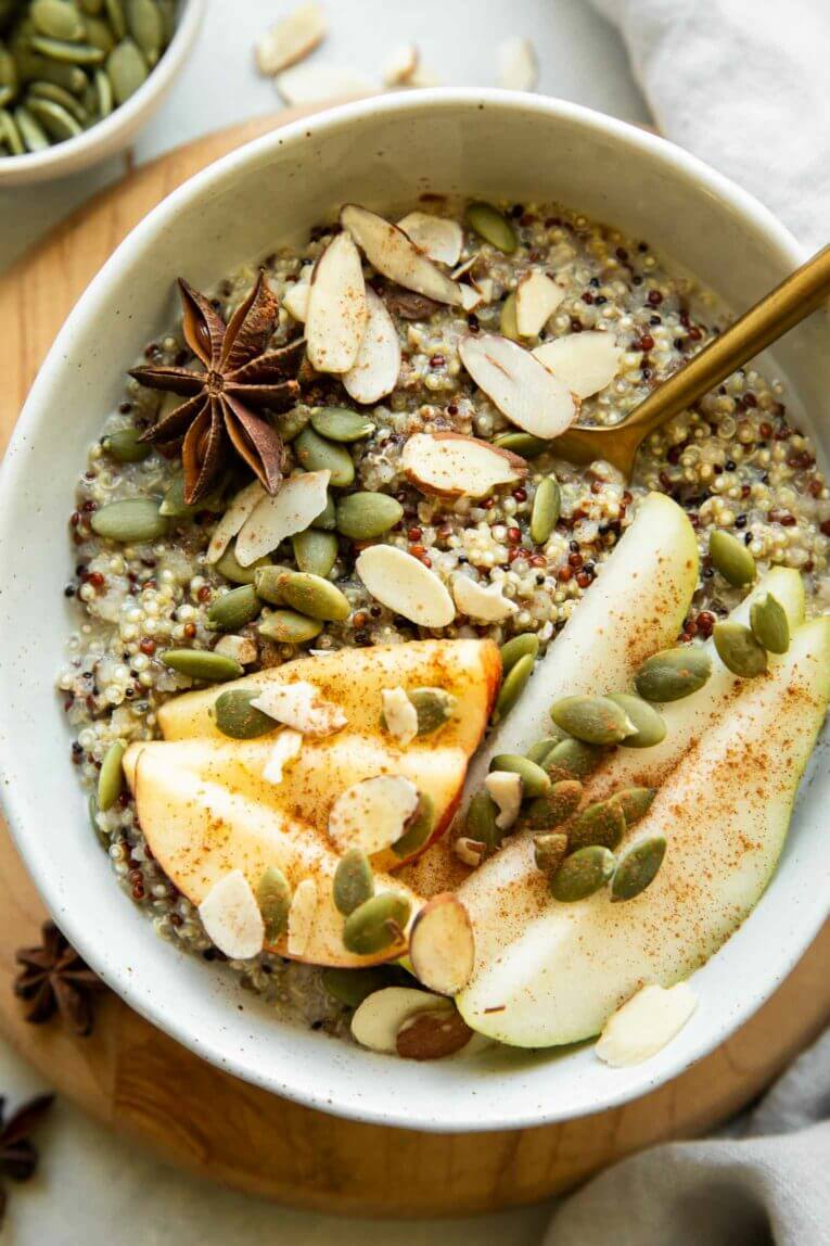 Fall Breakfast Quinoa Bowl