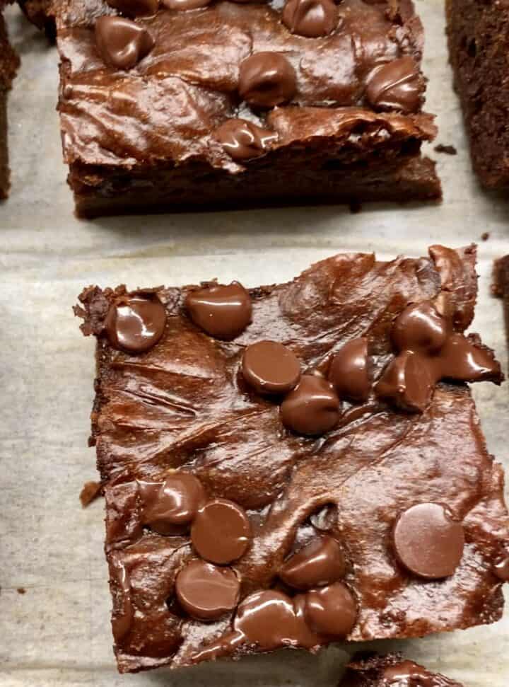 Flourless Pumpkin Brownies (Aka Lava Brownies)