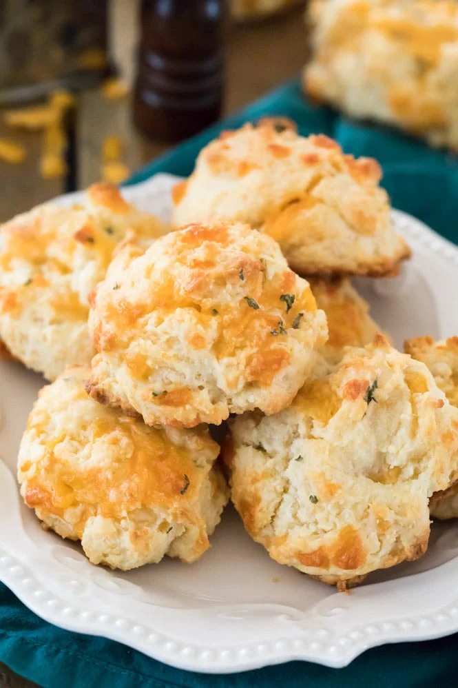 Garlic Cheese Drop Biscuits