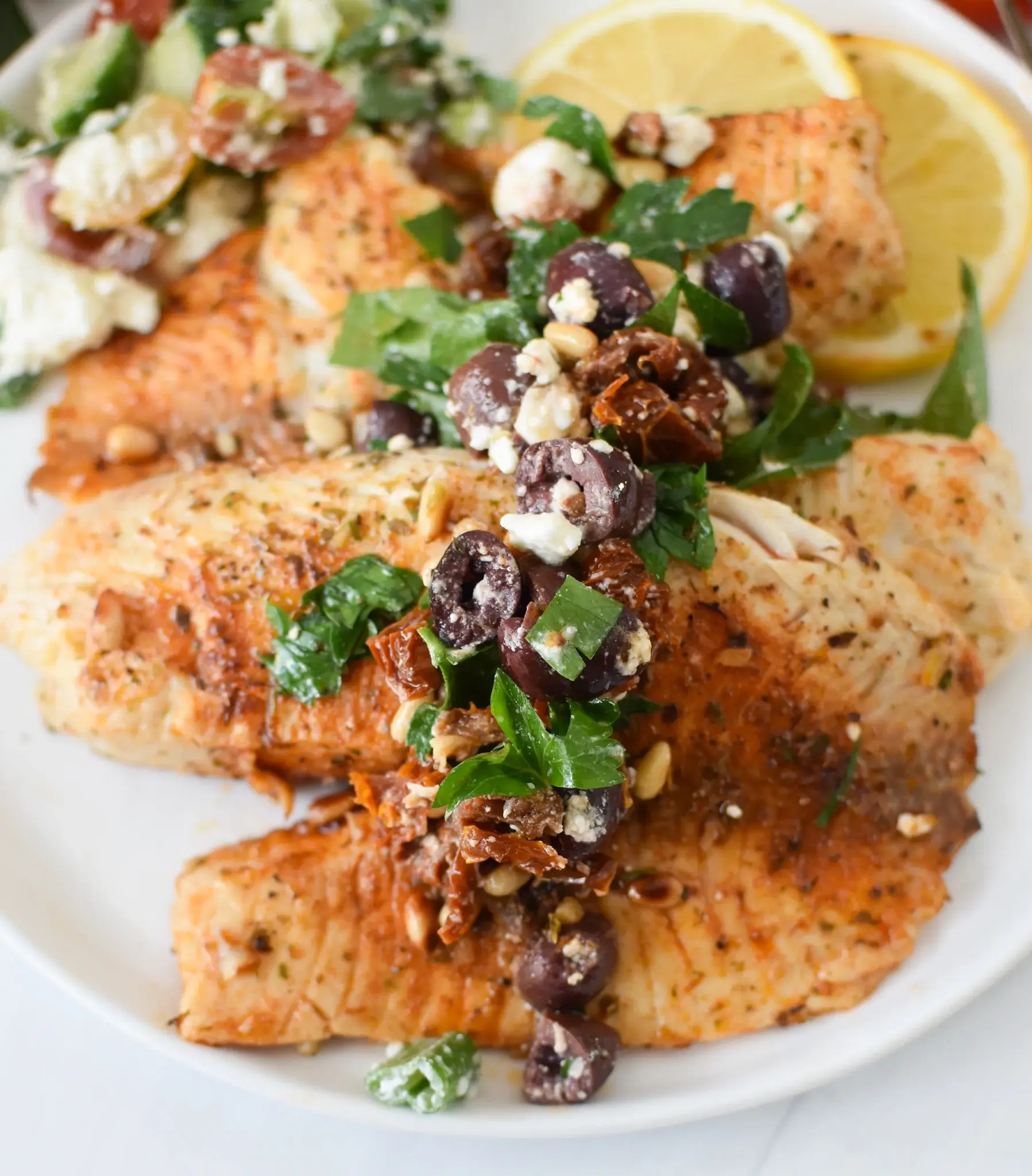 Greek Baked Tilapia