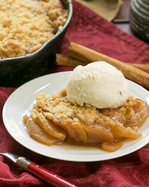 Grilled Apple Crisp