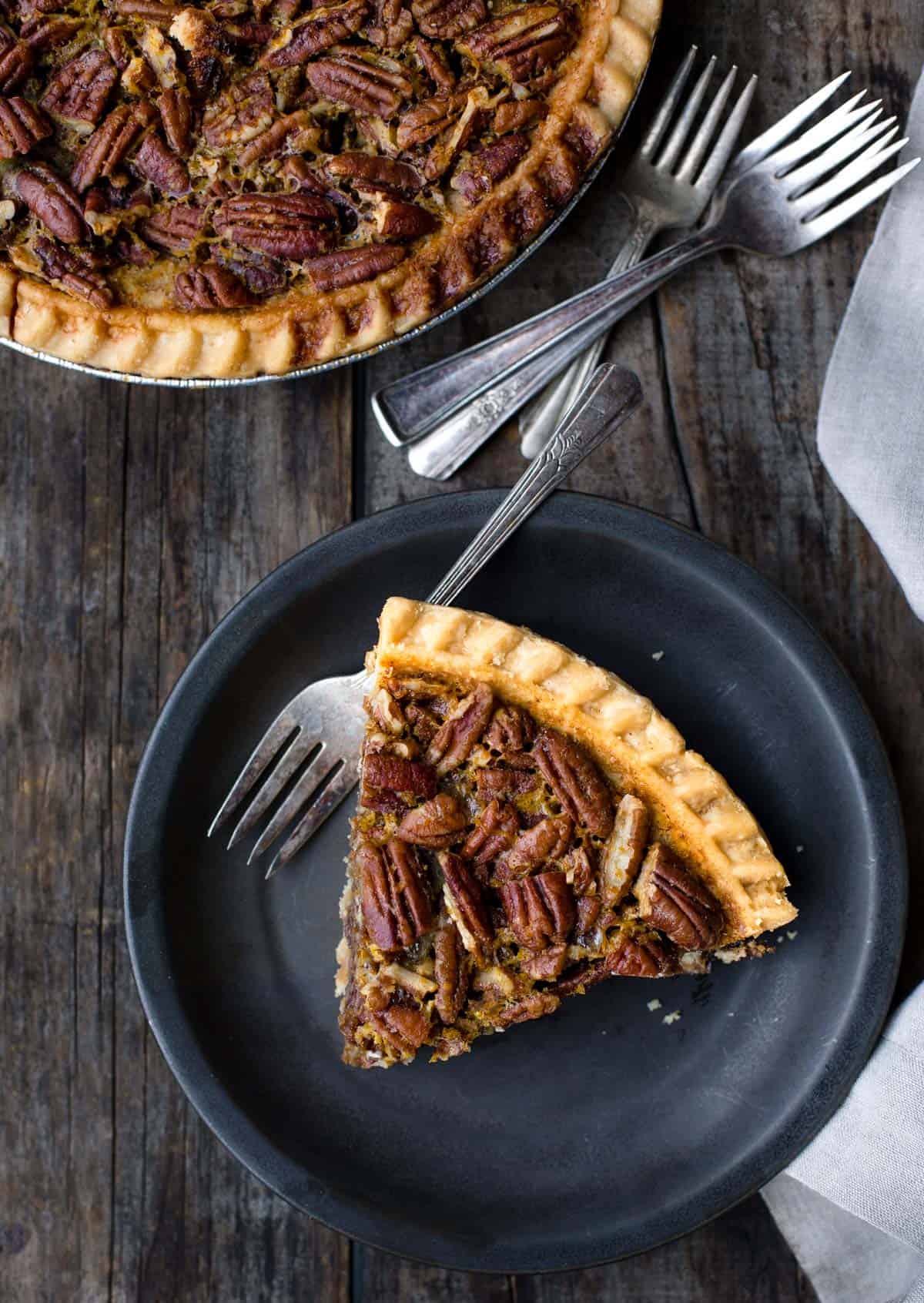 Grilled Maple Bourbon Pecan Pie Recipe