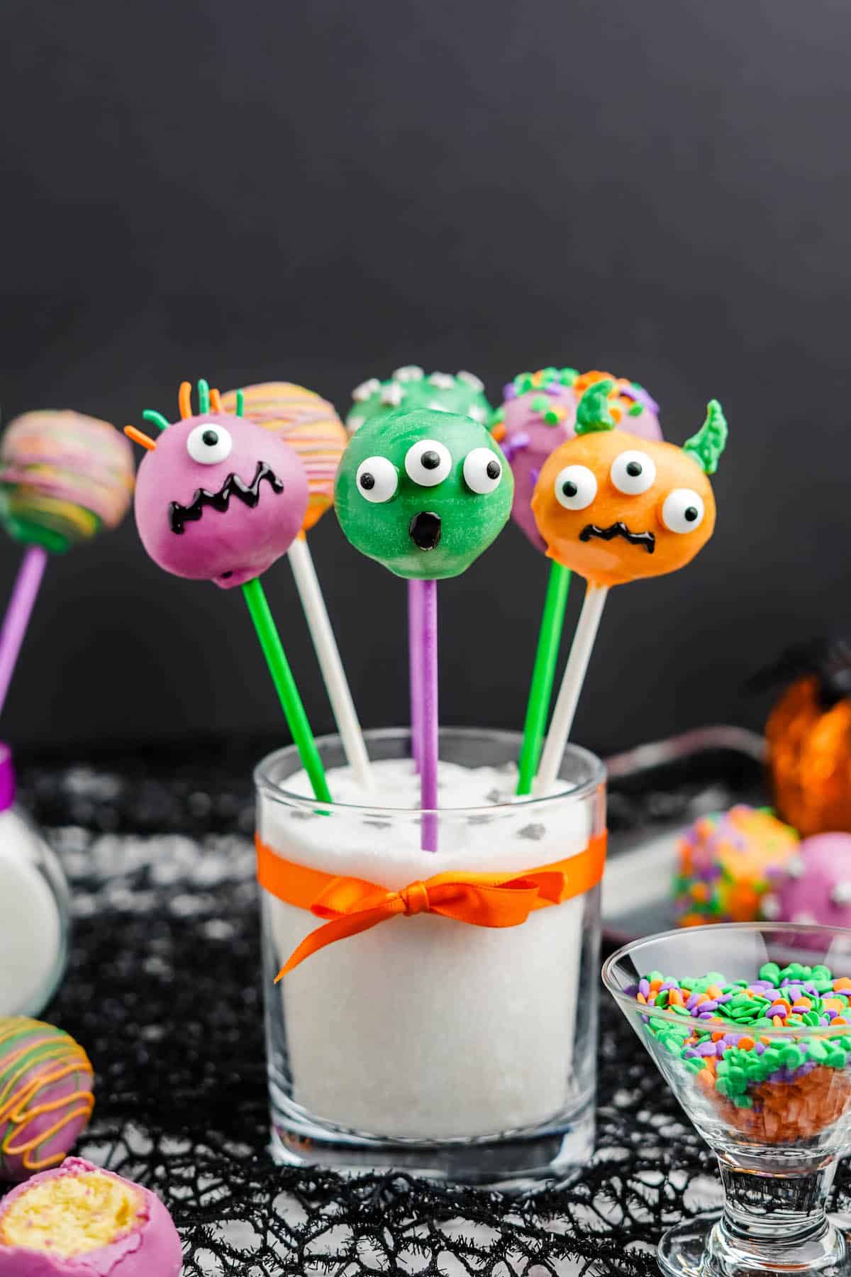 Halloween Cake Pops (Easy Donut Hole Shortcut)