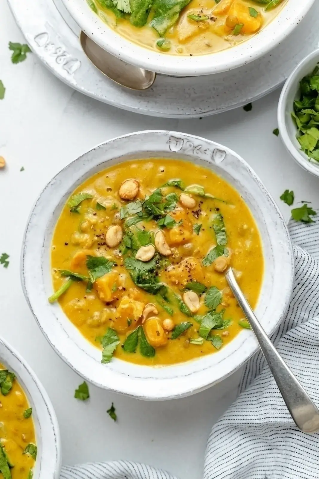 Healing Curry Butternut Squash Lentil Soup (With a Slow Cooker Option!)
