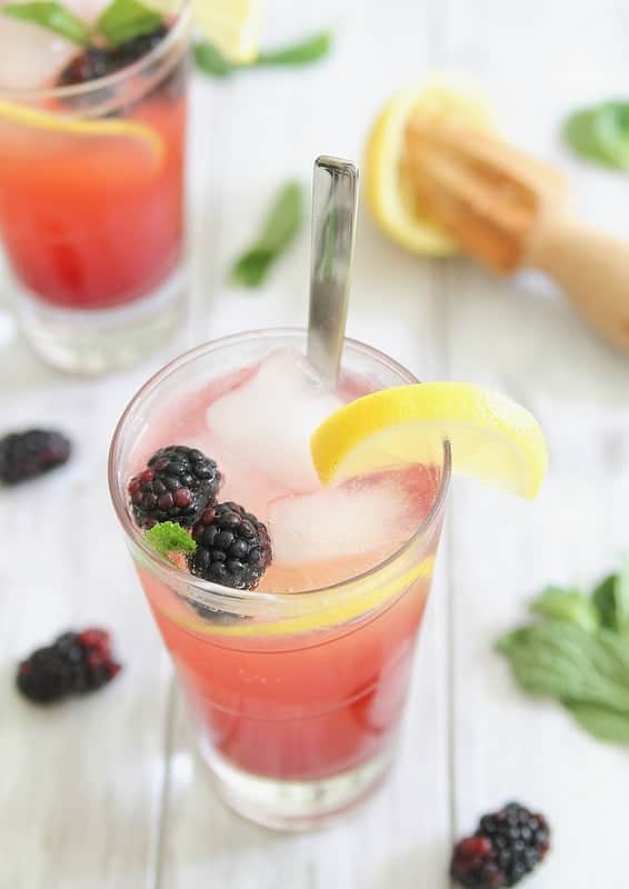Lemon Blackberry Mocktail