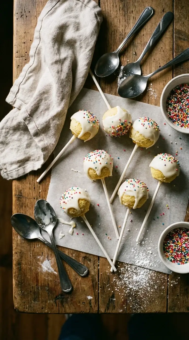 Lemon Cream Cheese Cake Pops