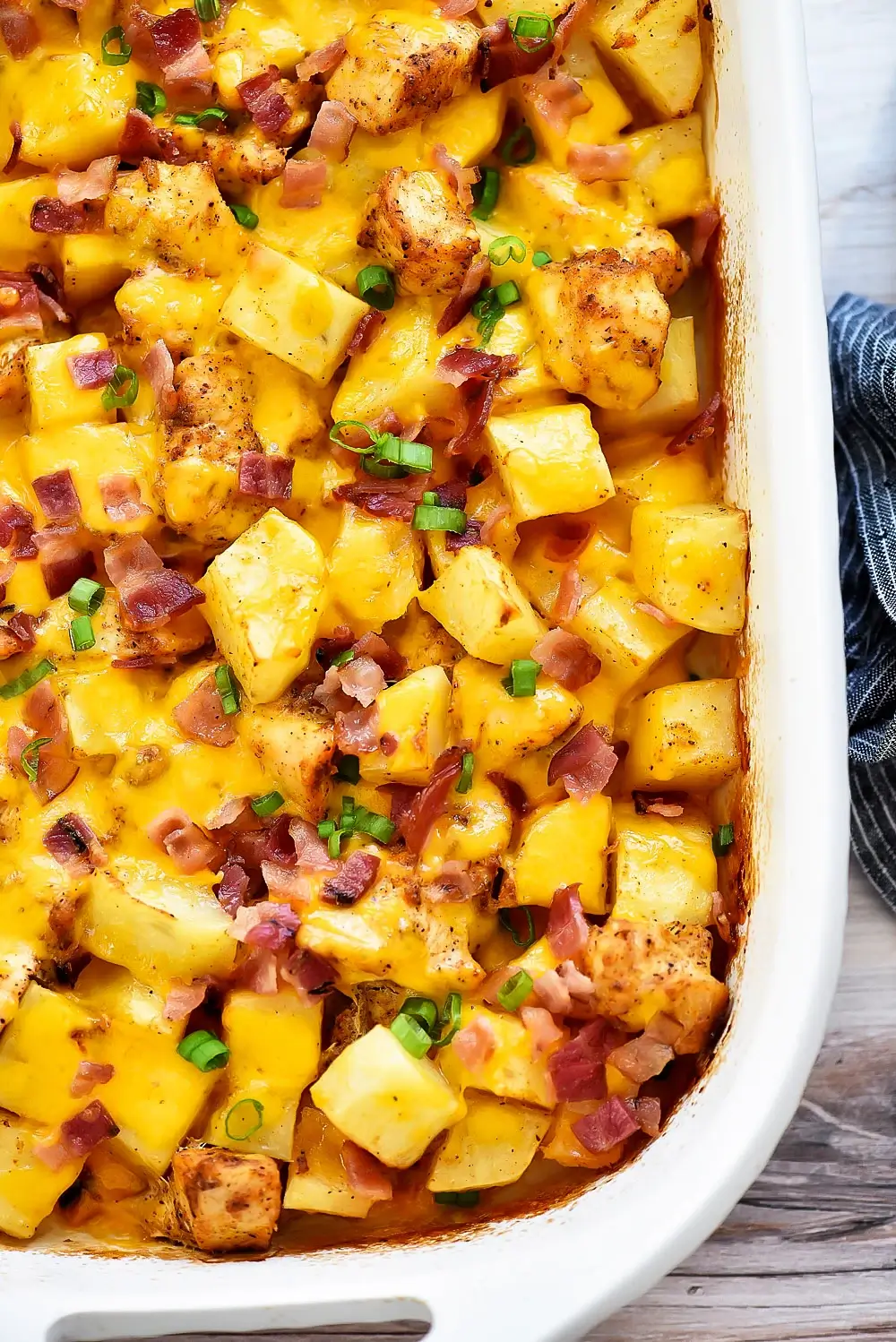 Loaded Chicken and Potato Casserole