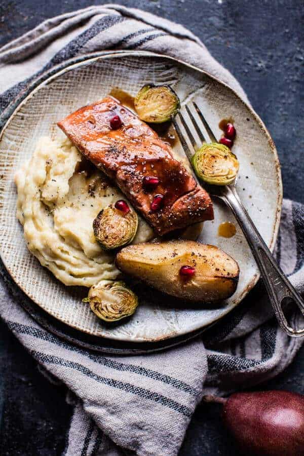 Maple Glazed Baked Salmon