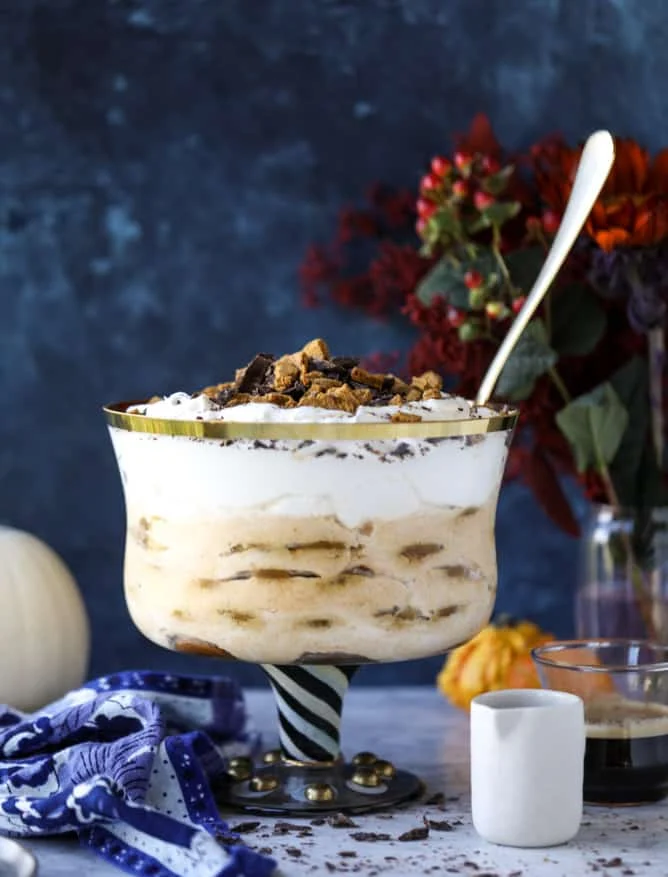 Maple Pumpkin Gingersnap Tiramisu Trifle