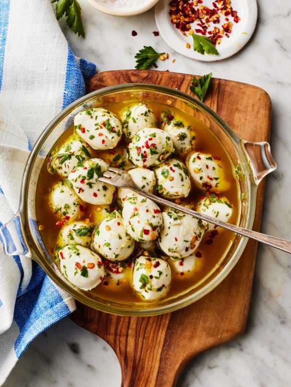 Marinated Mozzarella Balls