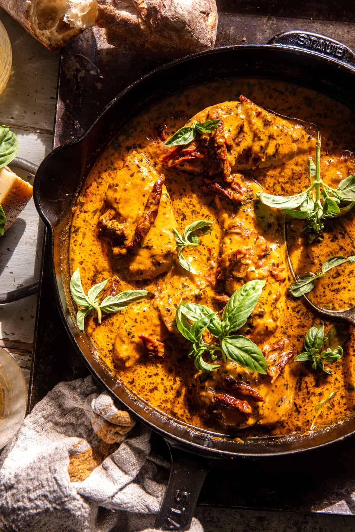 Marry Me Chicken In Pumpkin Cream Sauce
