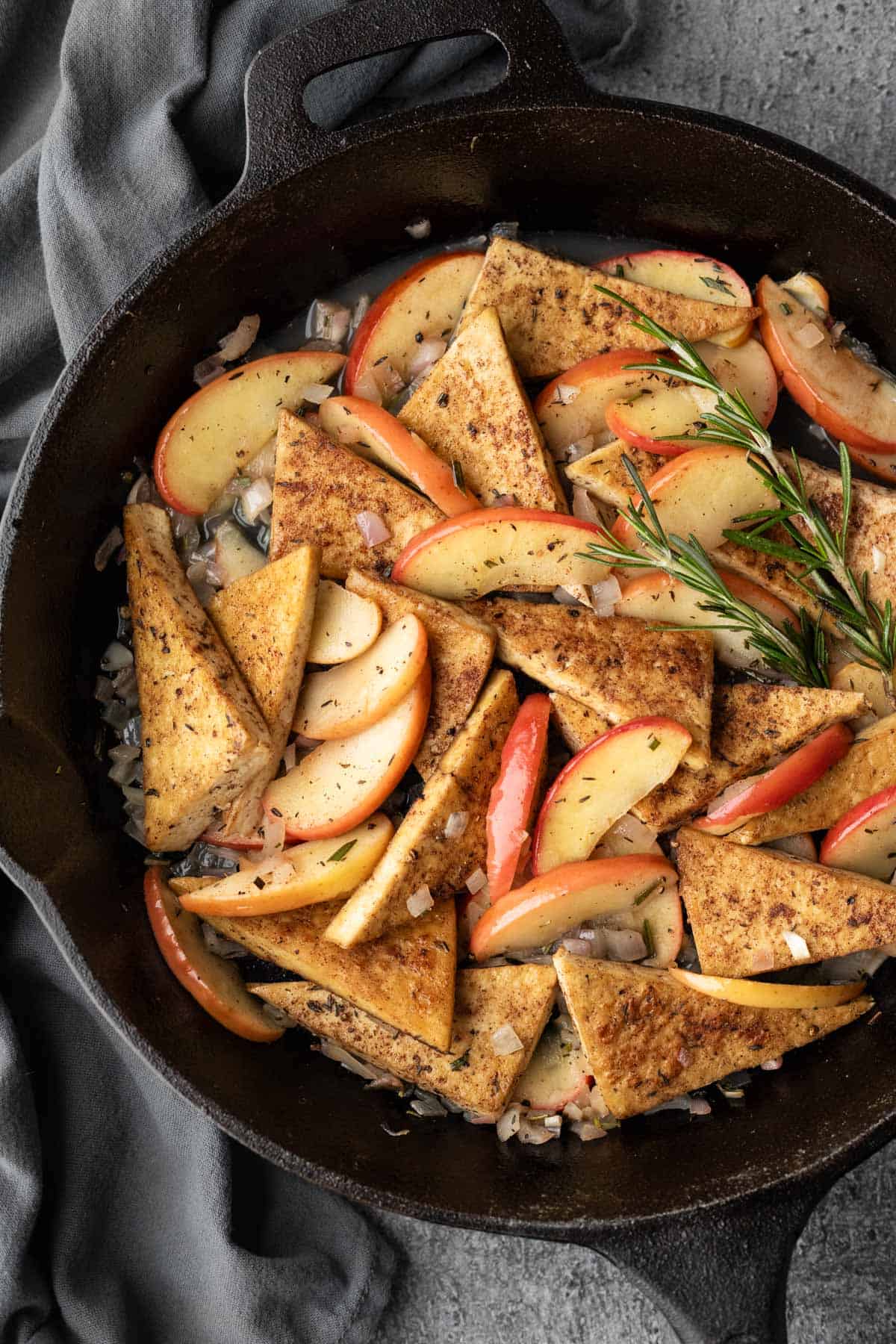 One-Pan Apple Cider Tofu