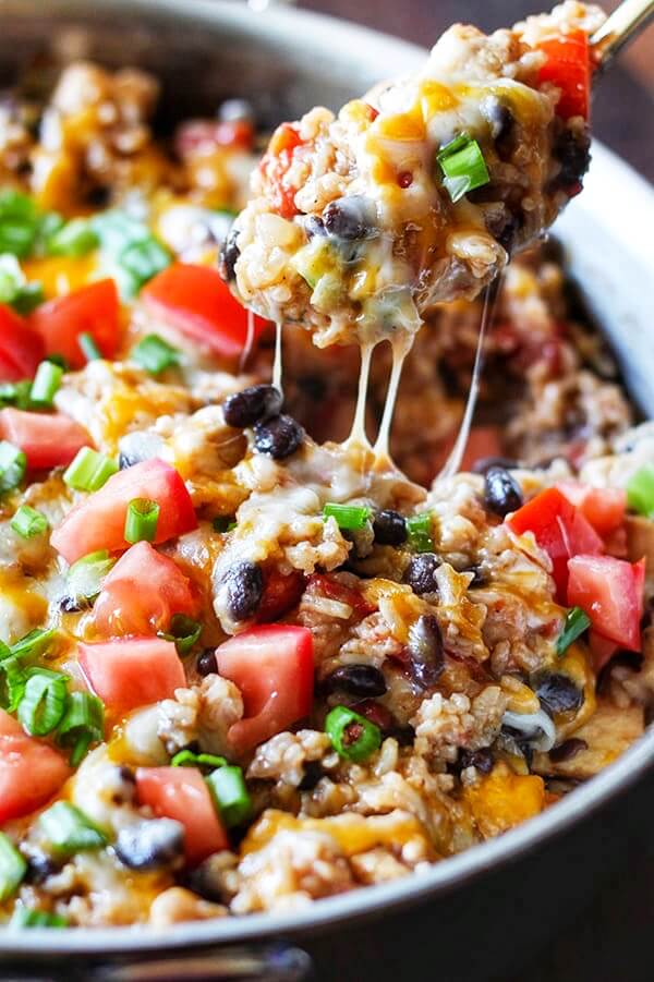 One-Pot Chicken Burrito Bowl Recipe