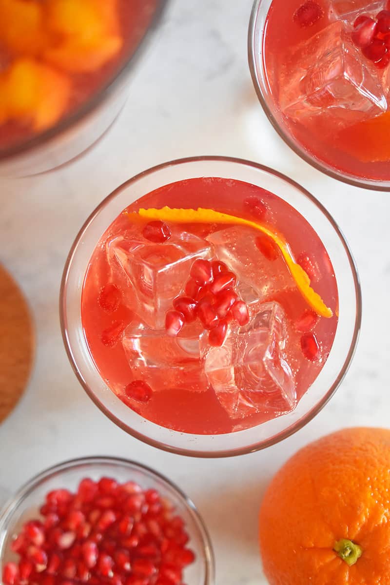 Pomegranate Orange Mocktail (Whole30)