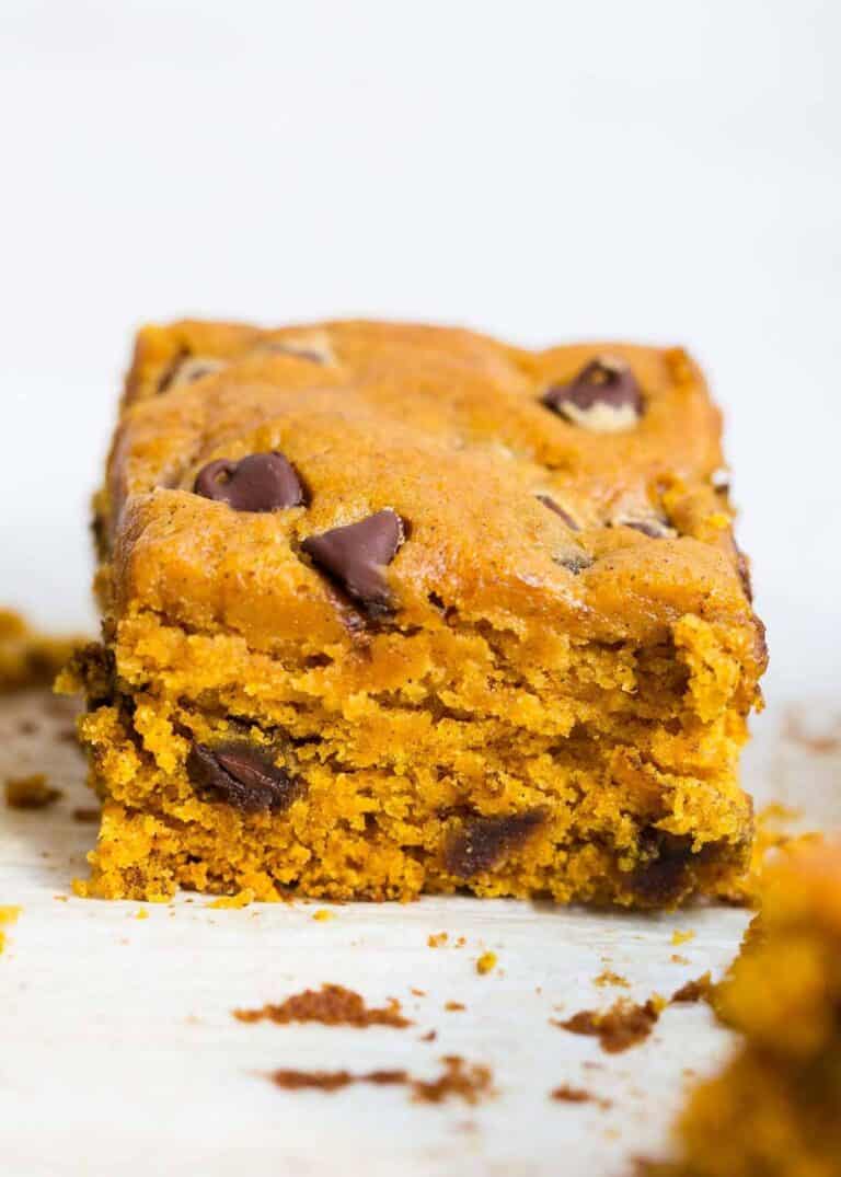 Pumpkin Blondies