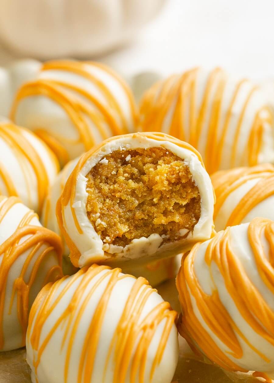 Pumpkin Cake Pops