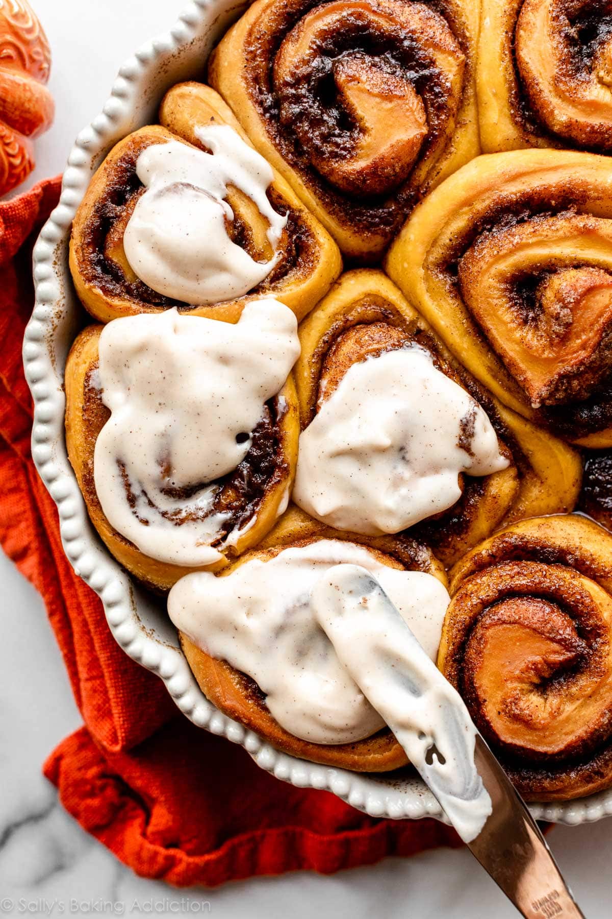 Pumpkin Cinnamon Rolls
