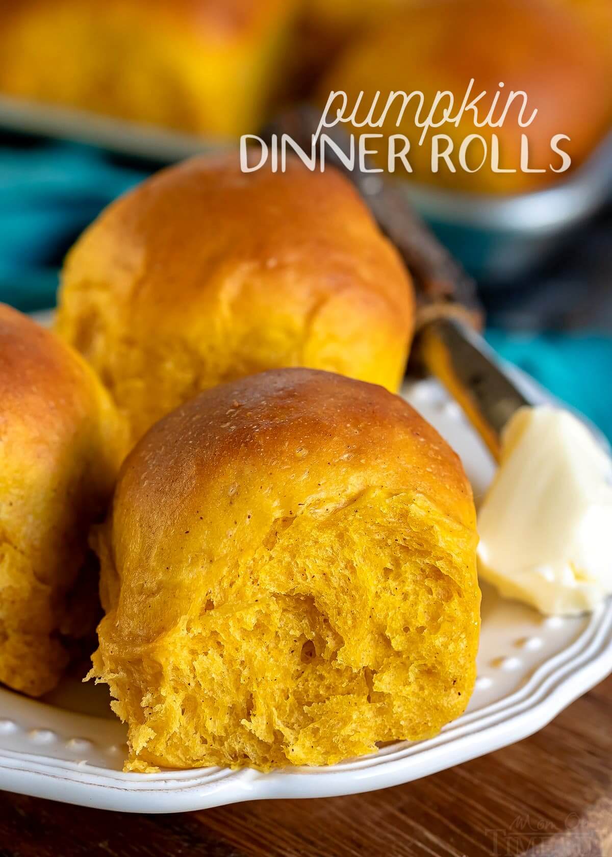 Pumpkin Dinner Rolls