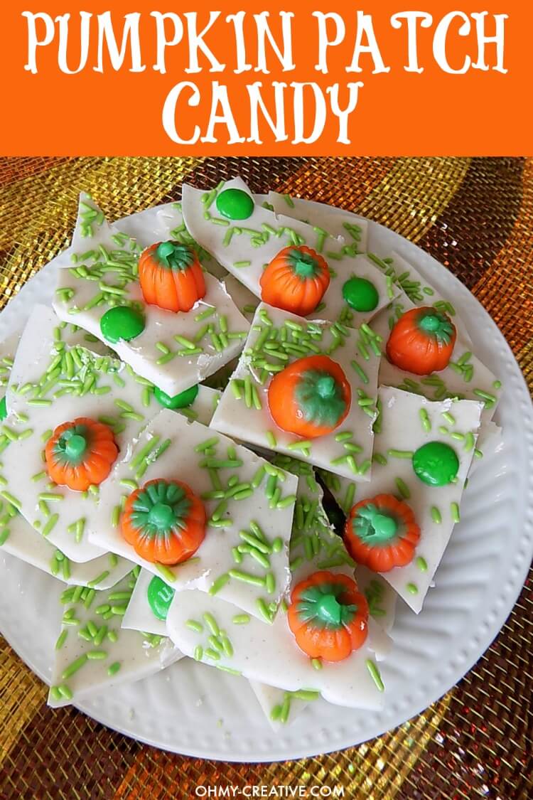 Pumpkin Patch Candy Bark Recipe