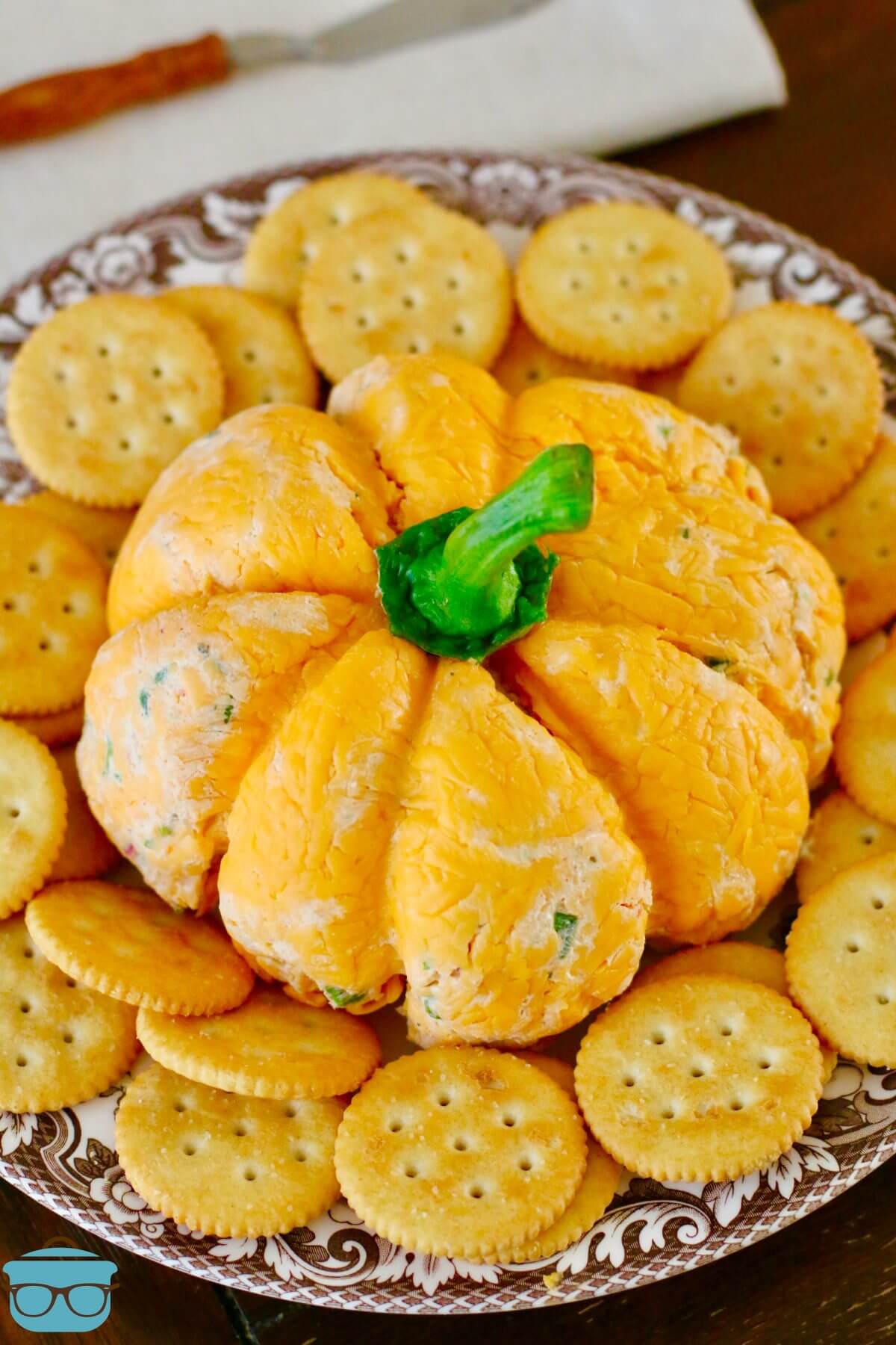 Pumpkin-Shaped Cheeseball