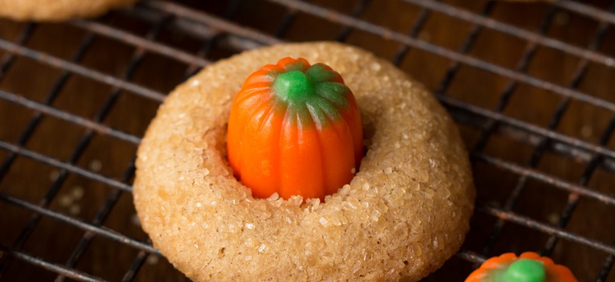 Pumpkin Shortbread Cookies