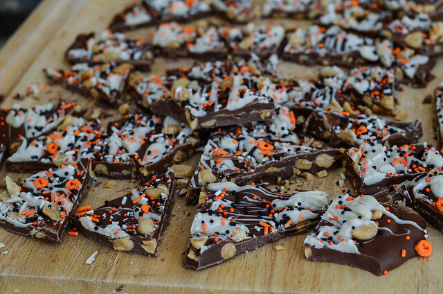 Pumpkin Spice Chocolate Bark