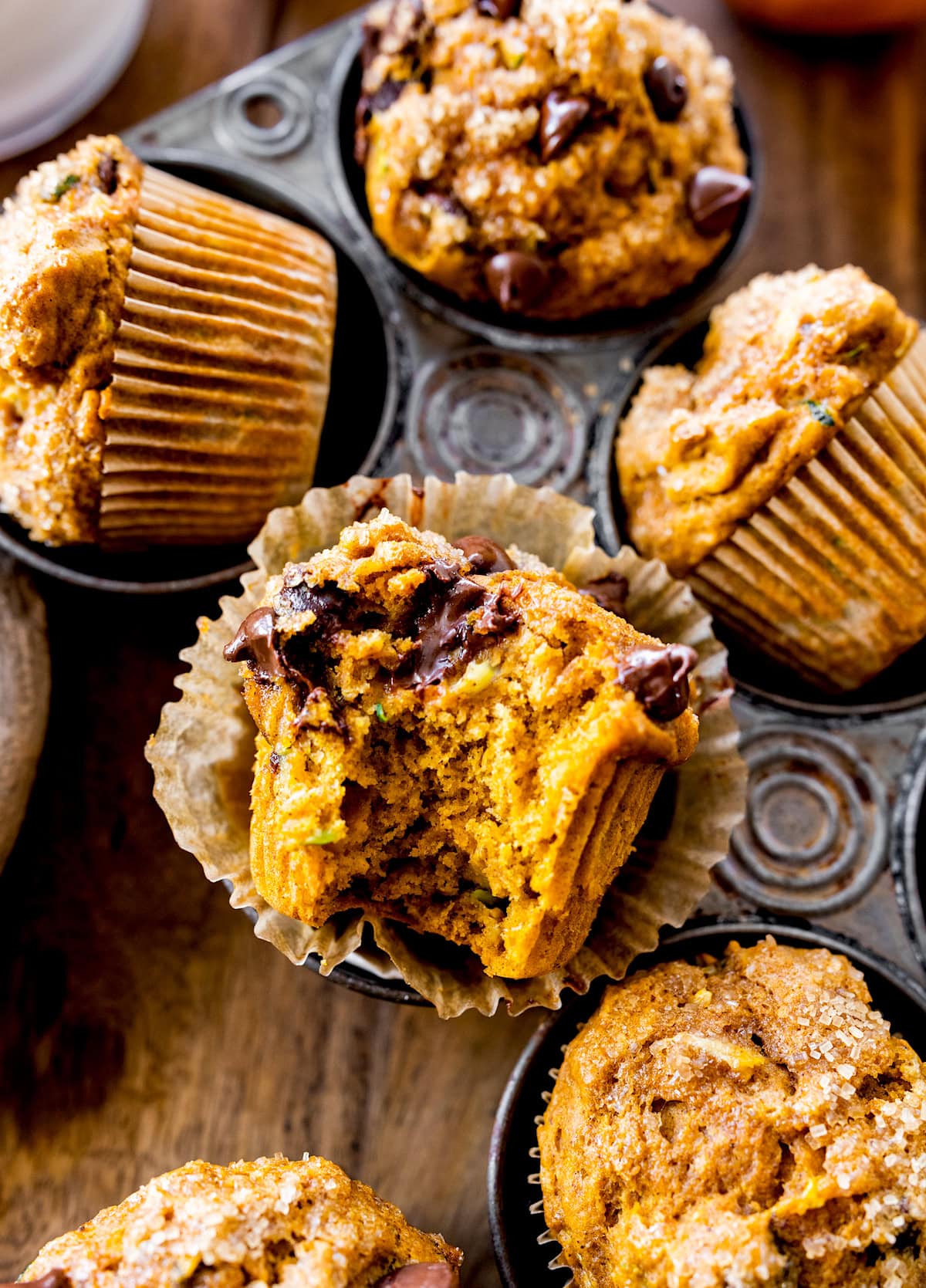 Pumpkin Zucchini Muffins