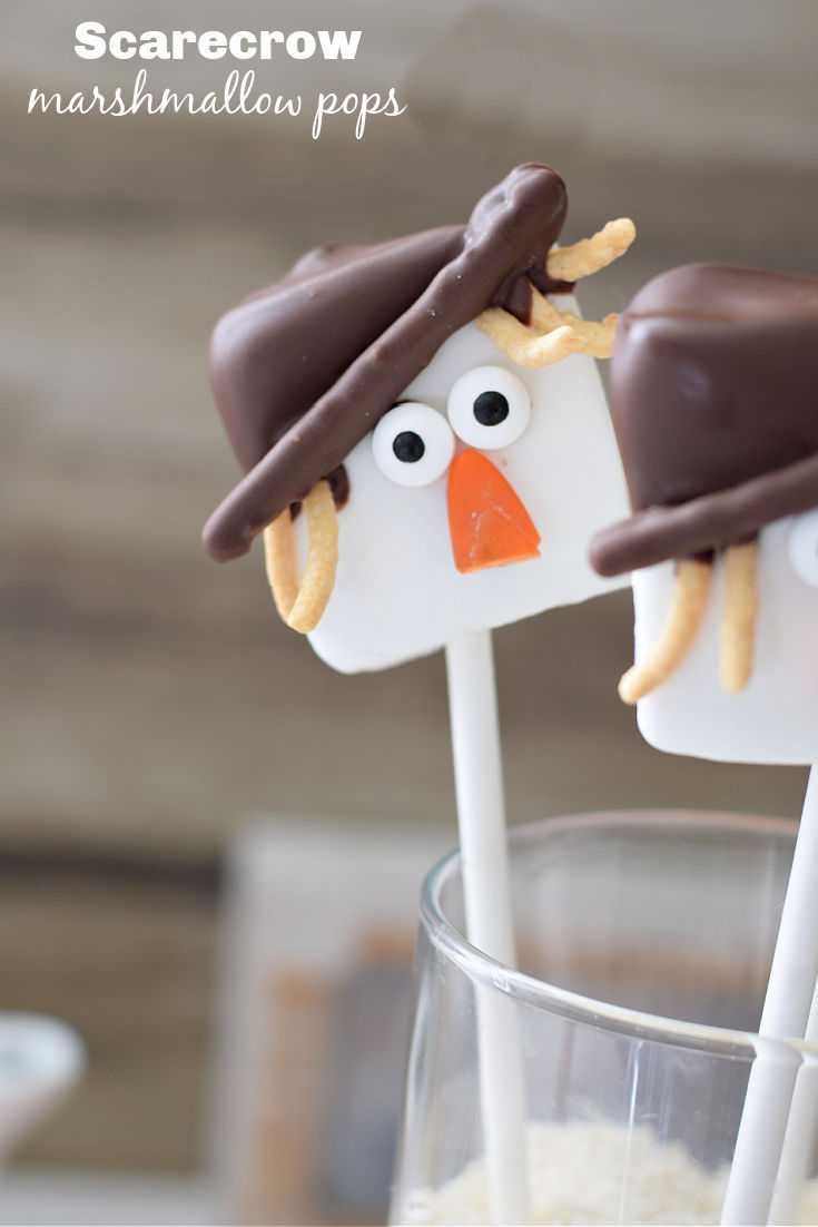 Scarecrow Marshmallow Pops