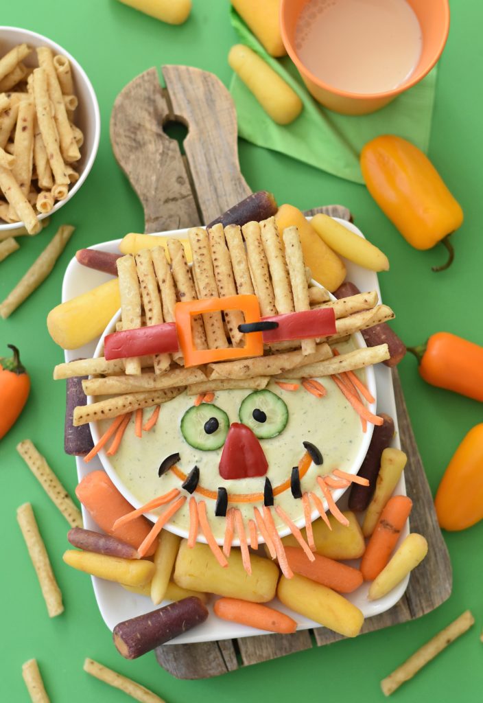 Scarecrow Veggie Ranch Dip