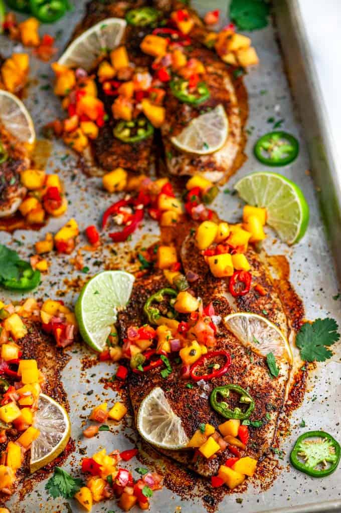 Sheet Pan Chili Lime Tilapia