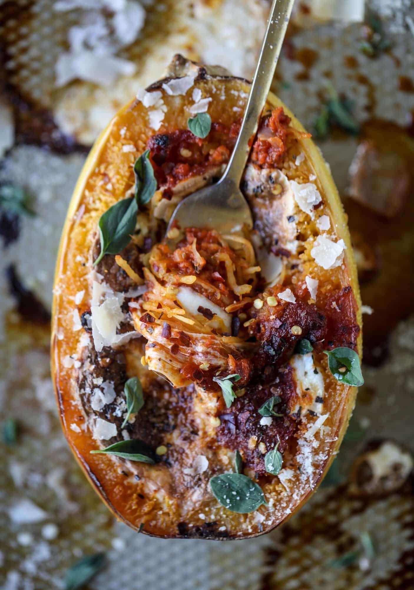 Spaghetti Squash Parmesan