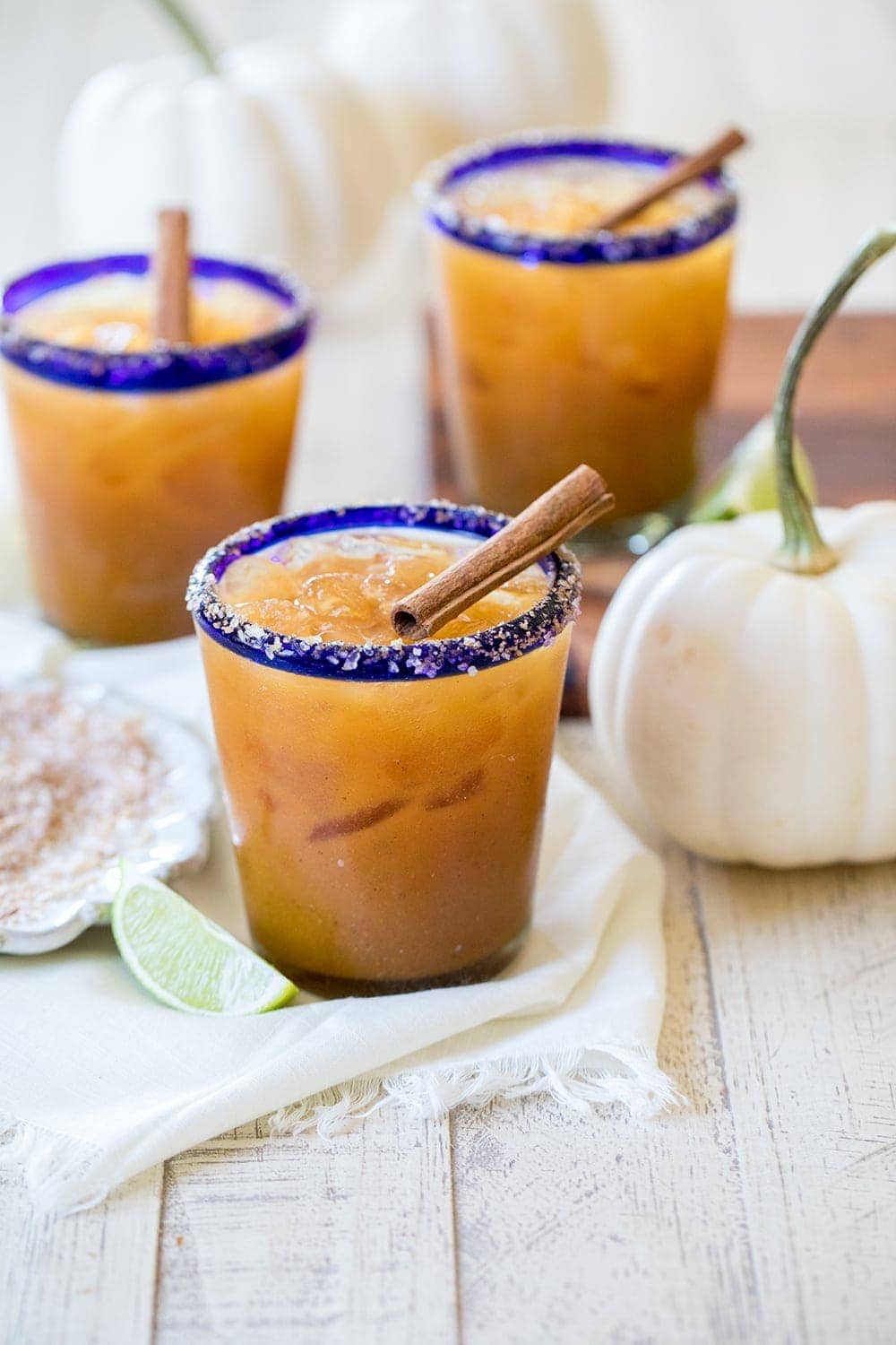 The Best Pumpkin Spice Margaritas