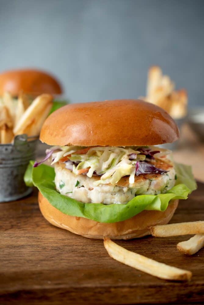 Tilapia Fish Burgers