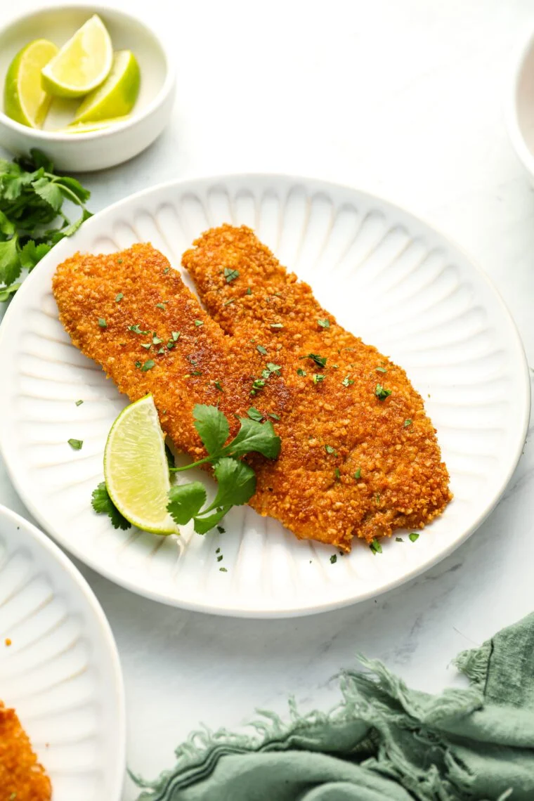 Tortilla-Crusted Tilapia