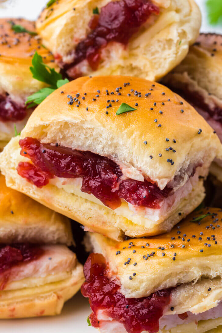 Turkey Cranberry Sliders