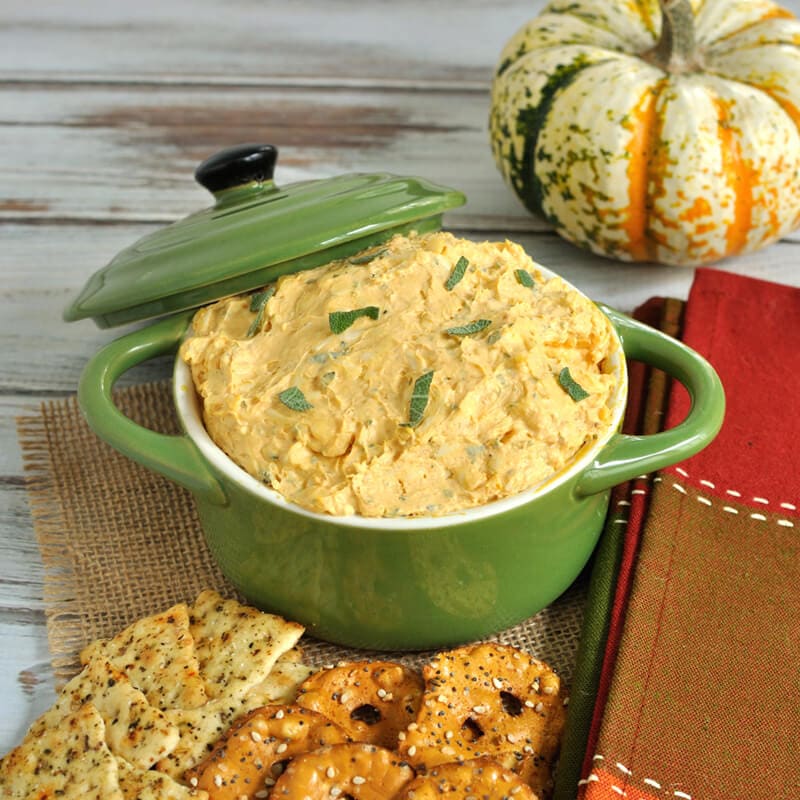 White Cheddar, Pumpkin, and Sage Dip